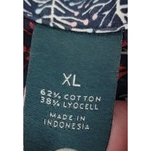 Perry Ellis fan coral reef button-front Hawaiian shirt - Picture 4 of 6